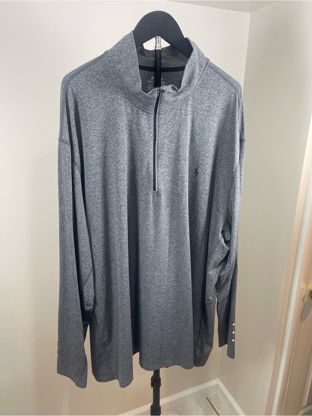 Polo by Ralph Lauren Gray Performance 1/4 Zip Pullover